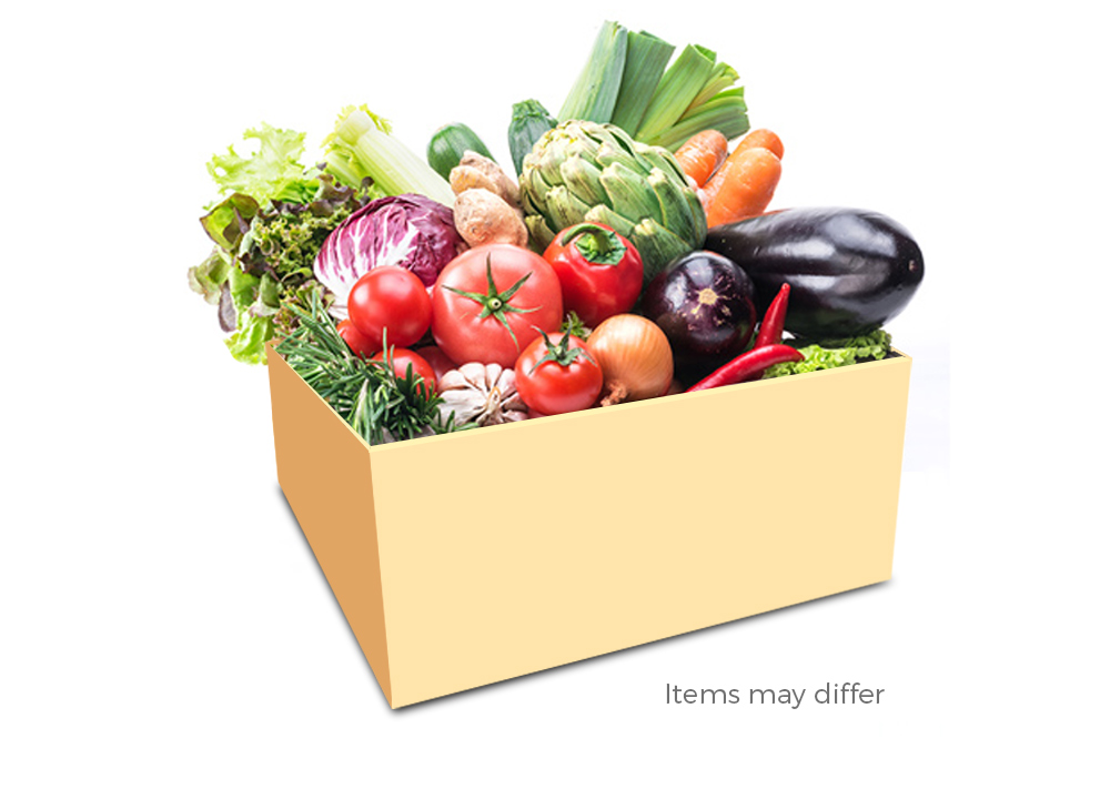 Extra Large Veg Box from Raw Eatables Organic Farm, $80 per box, local delivery only